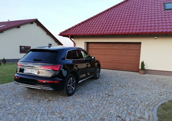 Audi Q5 cena 165000 przebieg: 58000, rok produkcji 2021 z Nysa małe 106